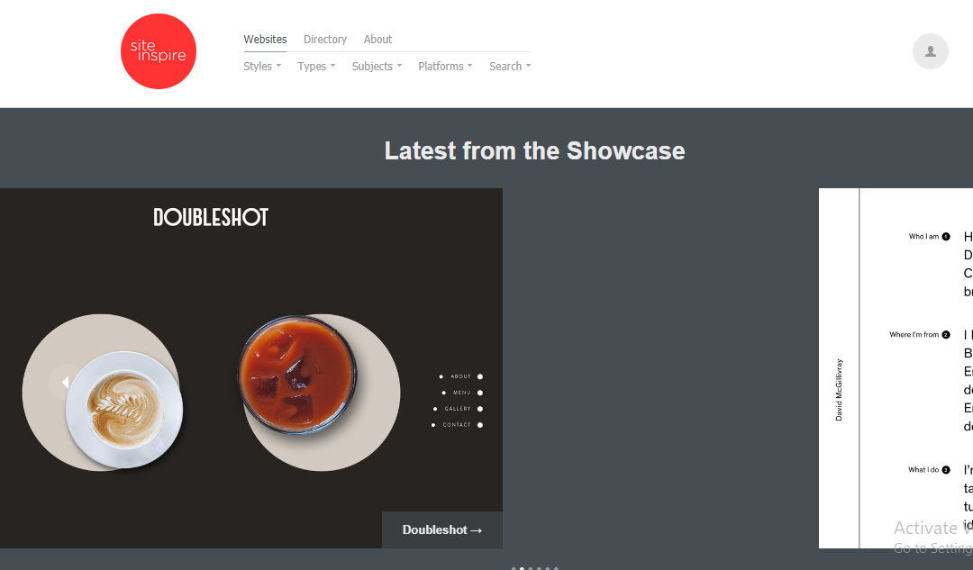 site inspire web design inspiration