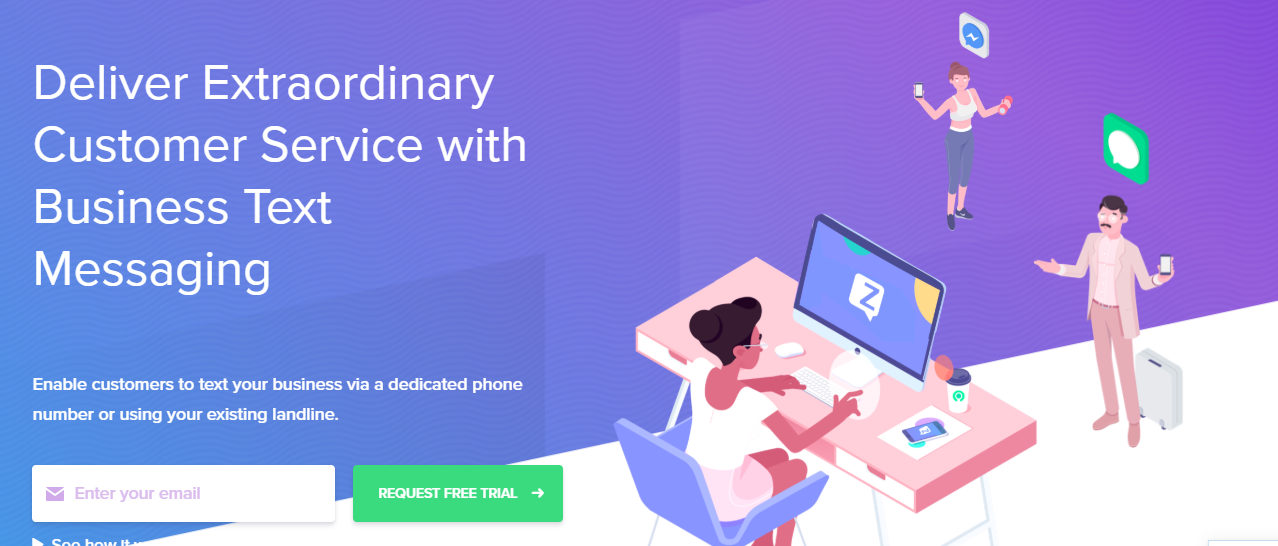 custom illustration website design