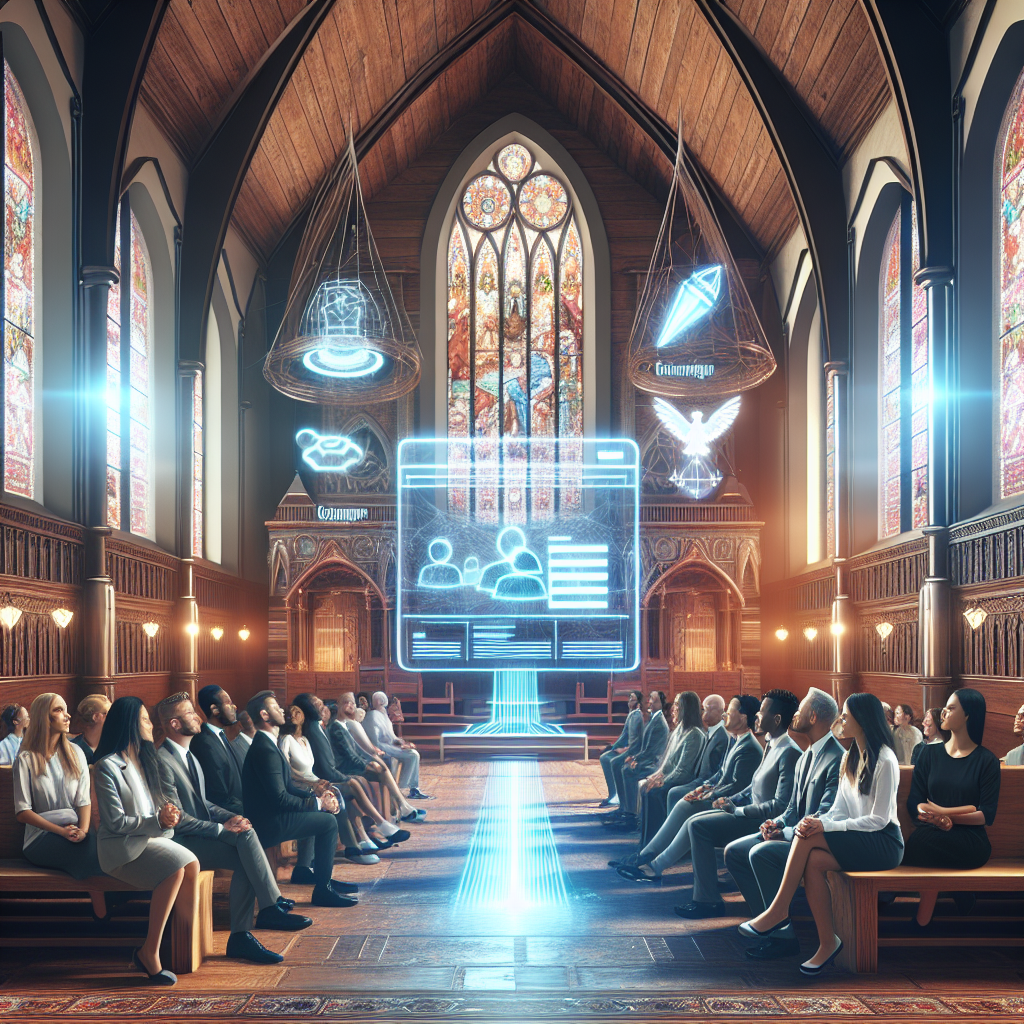 modern church website design