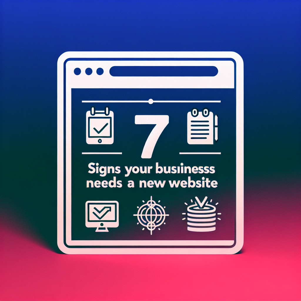 7 Signs Your Business Needs a New Website