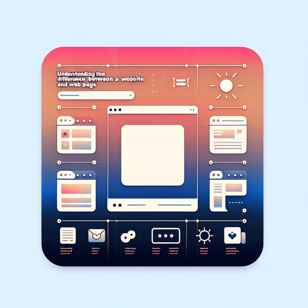 Understanding the Difference Between a Website and a Web Page