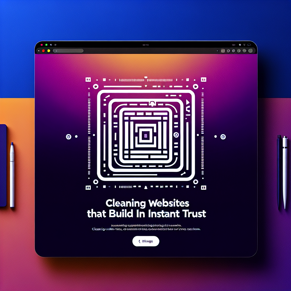 Cleaning Websites That Build Instant Trust