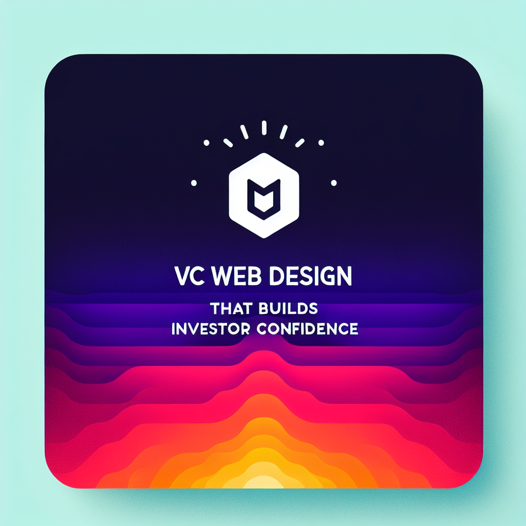 VC Web Design That Builds Investor Confidence