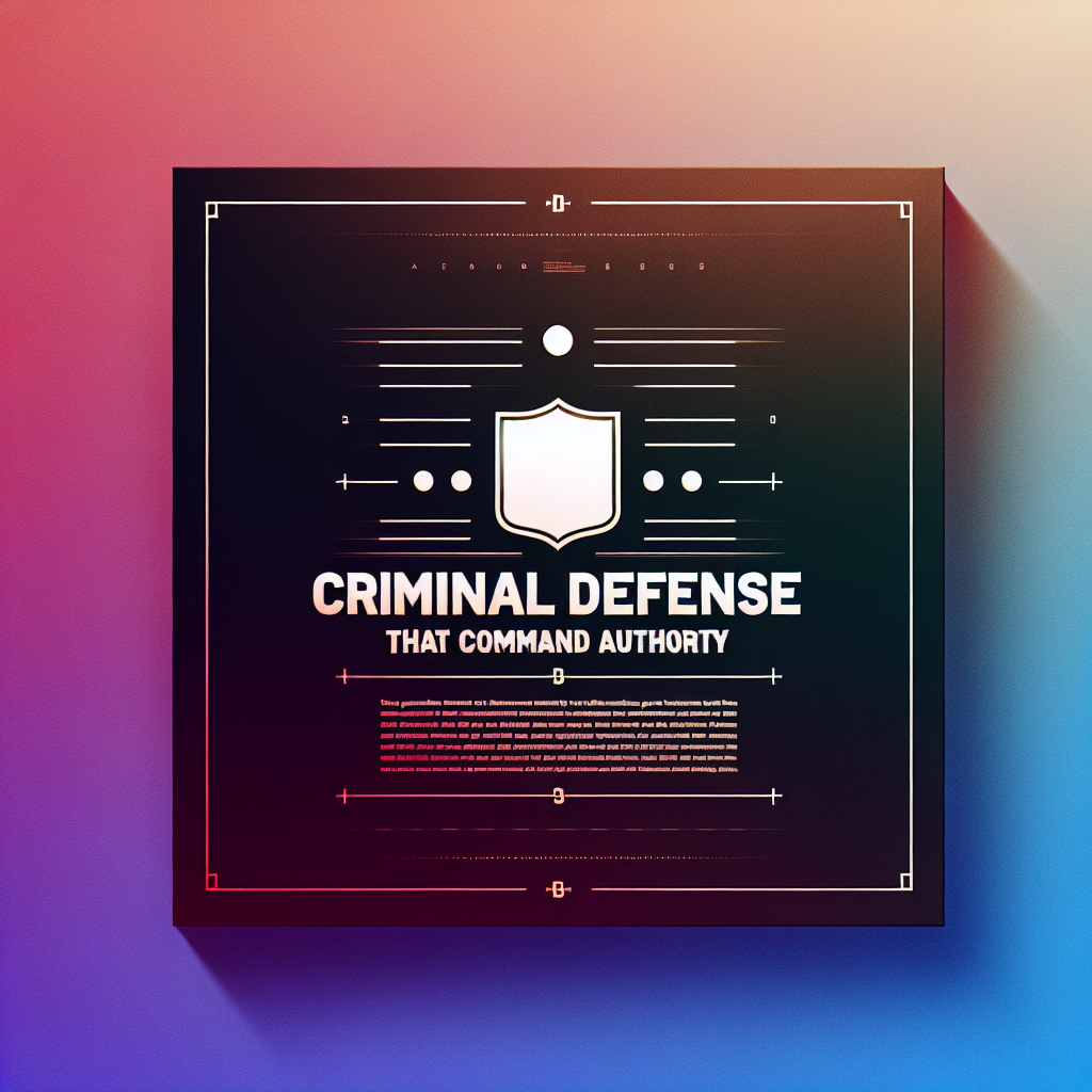 Criminal defense websites