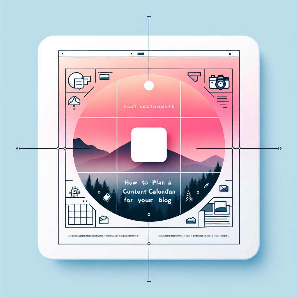 How to Plan a Content Calendar for Your Blog